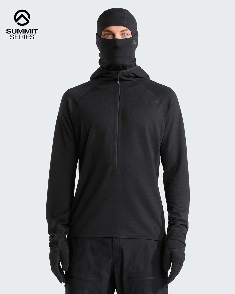 The North Face Unisex Summit DotKnit AMK Hooded Baselayer - TNF Black - hero