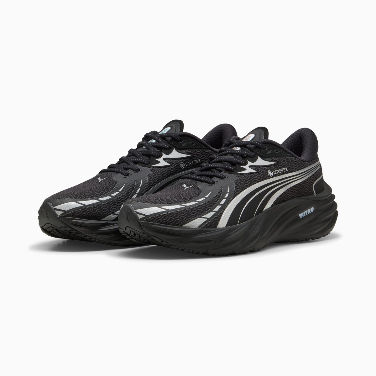 PUMA Velocity NITRO™ 4 GTX Running Shoes Men product view 2 — PUMA Black-PUMA Silver