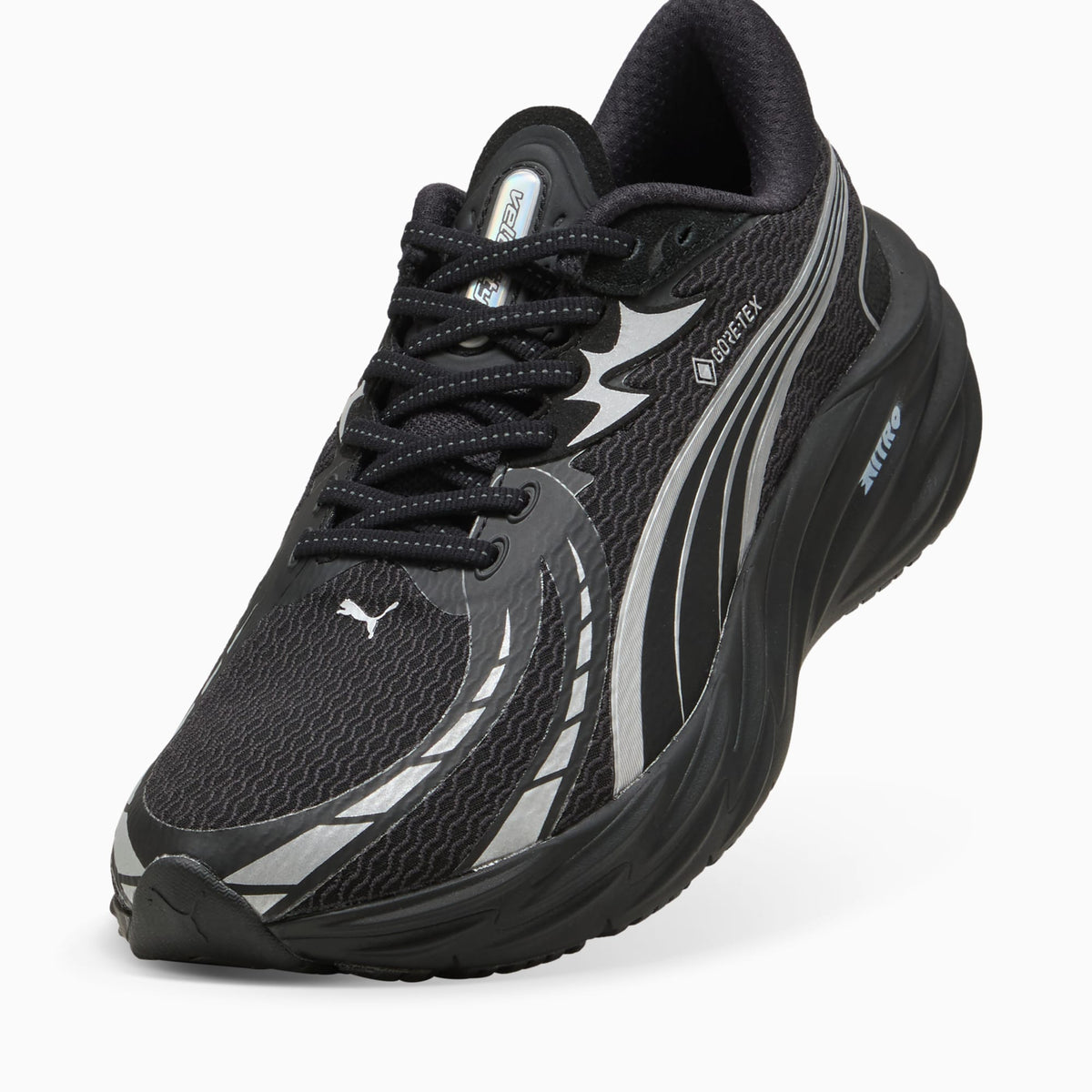 PUMA Velocity NITRO™ 4 GTX Running Shoes Men product view 6 — PUMA Black-PUMA Silver