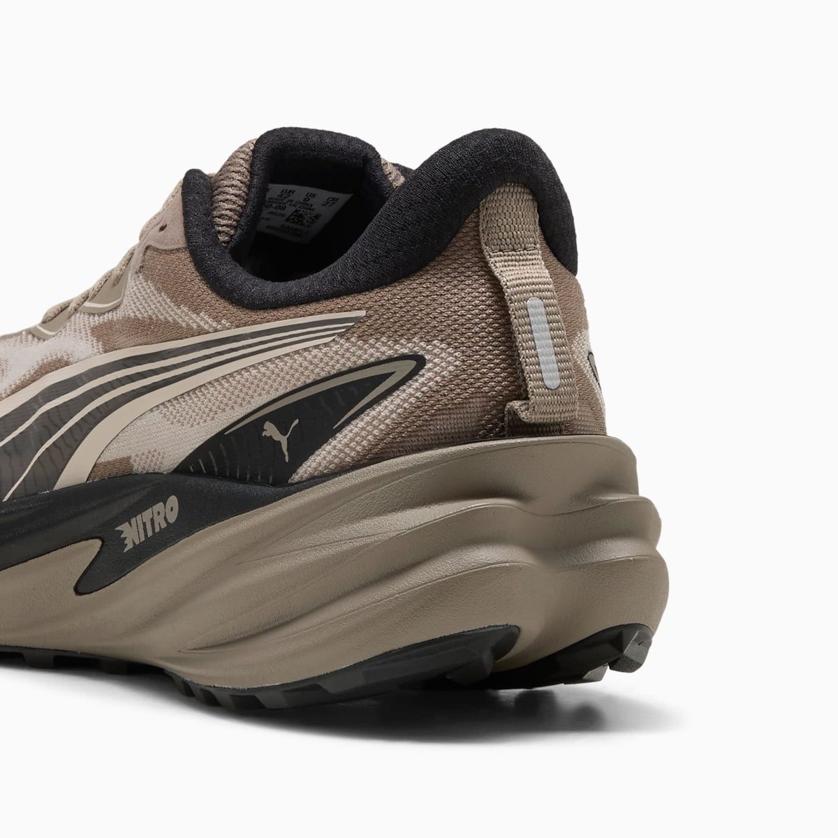 PUMA Velocity NITRO™ Trail Running Shoes Men product view 3 — Mouse Gray-PUMA Black