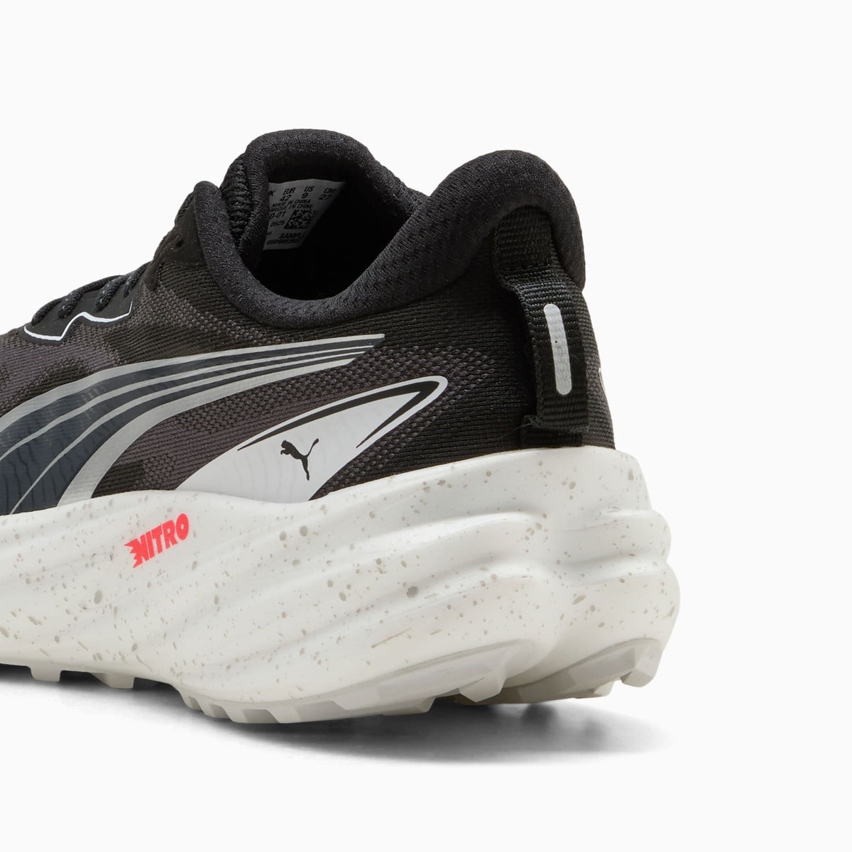 PUMA Velocity NITRO™ Trail Running Shoes Men product view 3 — PUMA Black-Feather Gray-Ultra Red