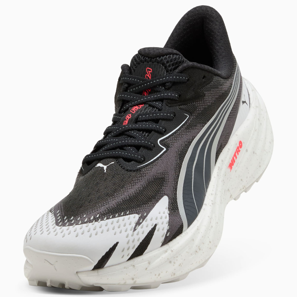 PUMA Velocity NITRO™ Trail Running Shoes Men product view 6 — PUMA Black-Feather Gray-Ultra Red