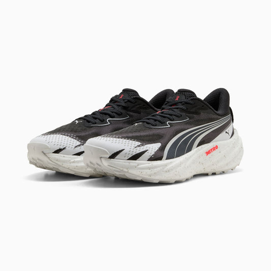 PUMA Velocity NITRO™ Trail Running Shoes Men product view 2 — PUMA Black-Feather Gray-Ultra Red