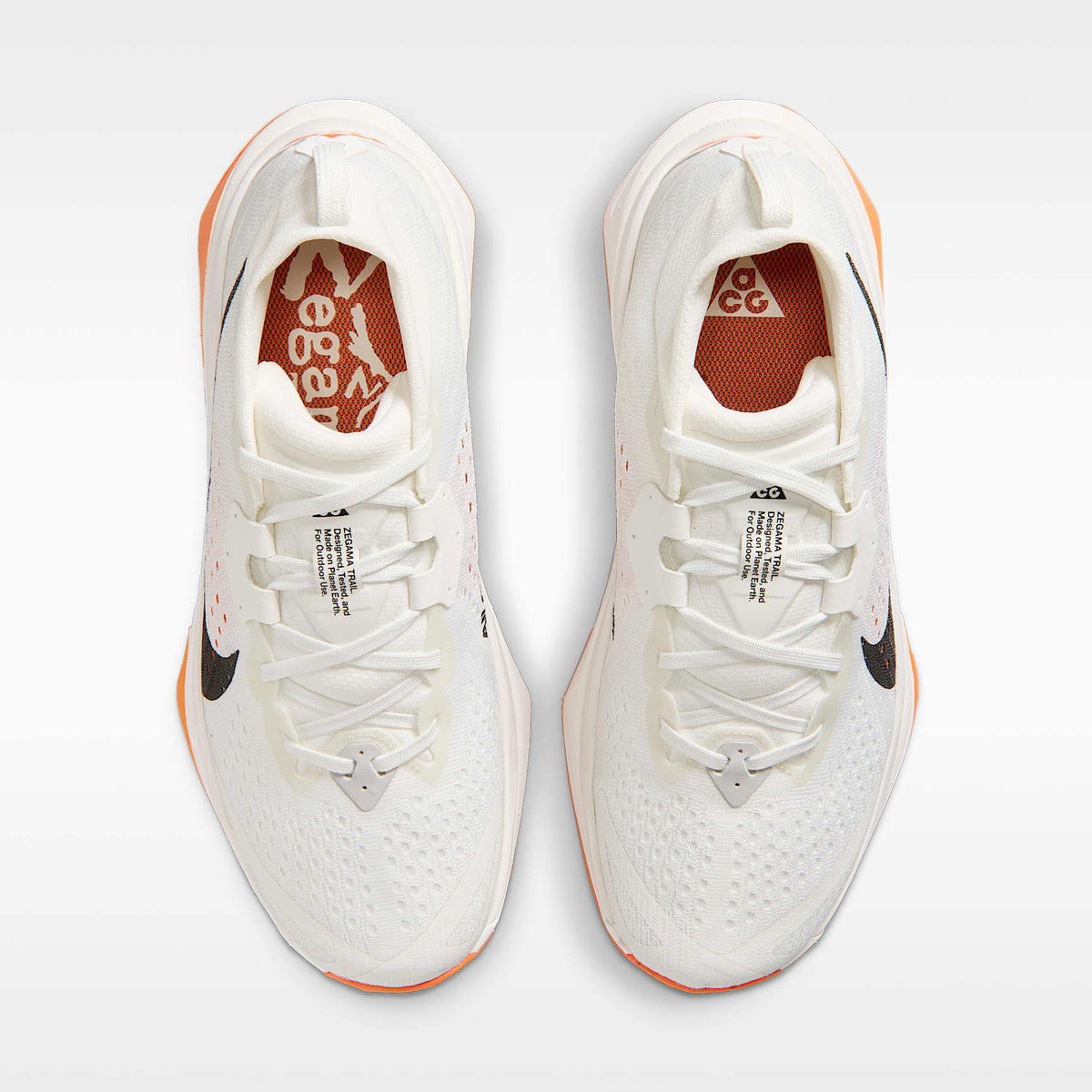 Nike ACG Zegama Trail Women product view 6 — Summit White/Phantom/Safety Orange/Schwarz