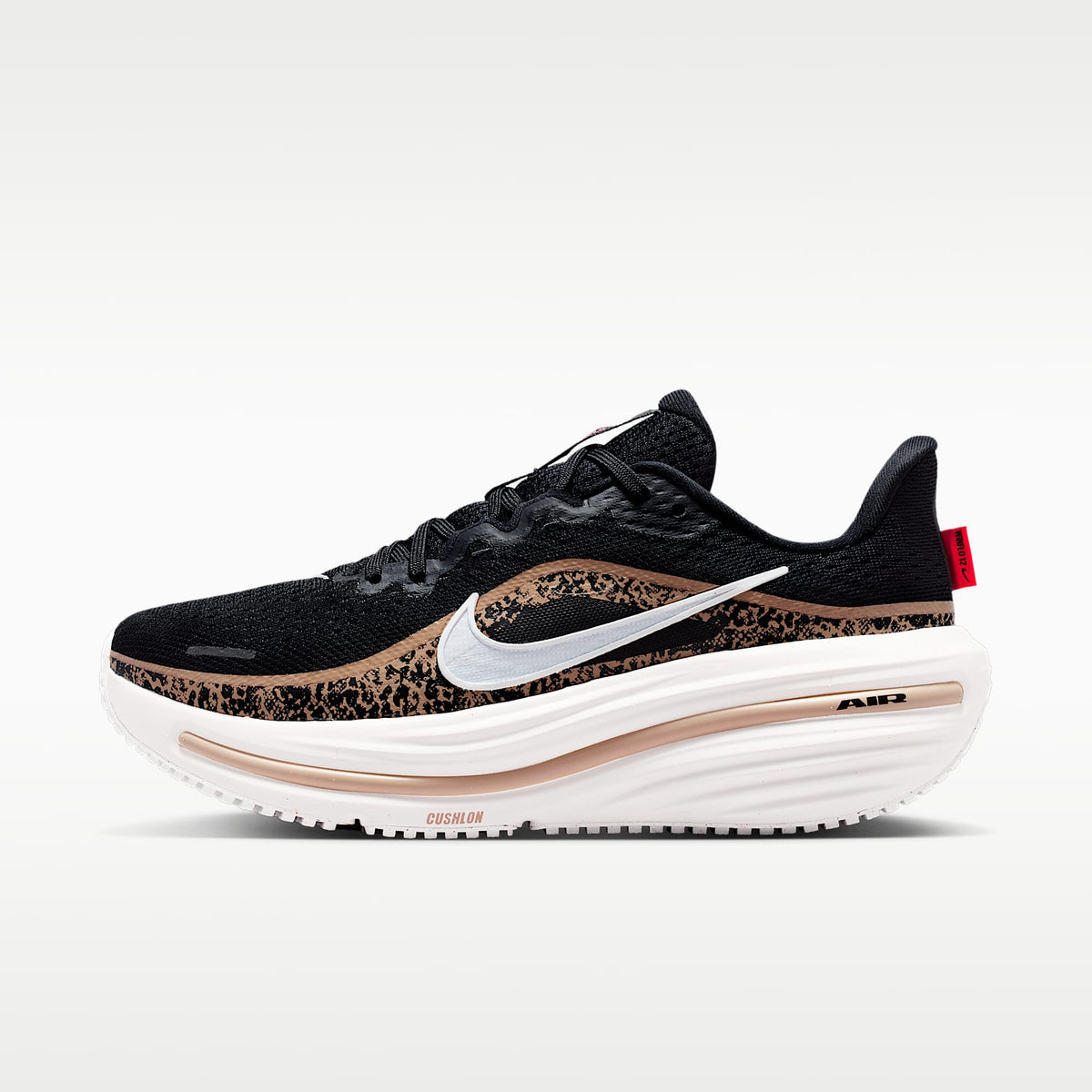 Nike Winflo 12 Women product view 1 — Schwarz/British Khaki/Fusion Red/Sail