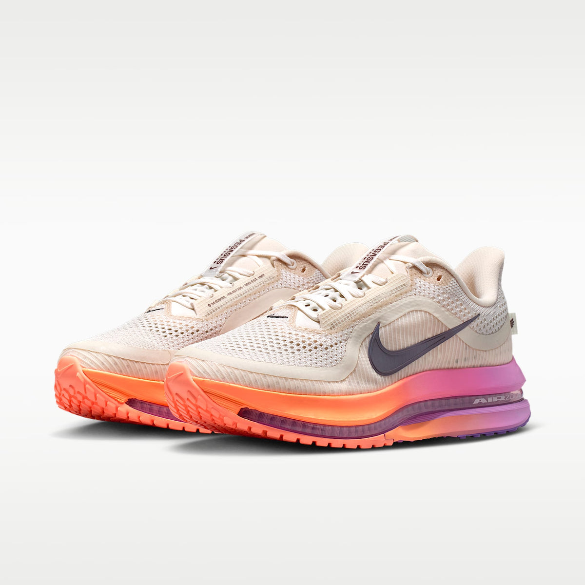 Nike Pegasus Premium Women product view 5 — Chalk/Orange Pulse/Light Magenta/Tattoo