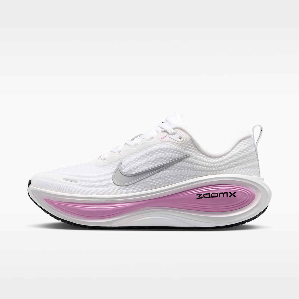 Nike Vomero Plus Women product view 1 — Weiß/Bleached Lilac/Summit White/Metallic Silver