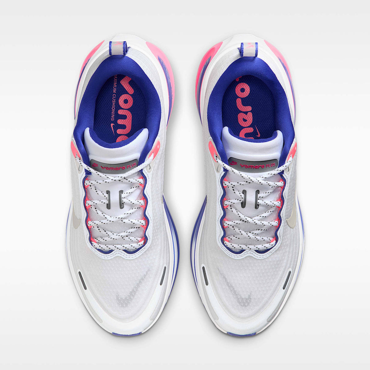 Nike Vomero Plus SE Women product view 4 — Weiß/Concord/Hyper Pink/Metallic Silver
