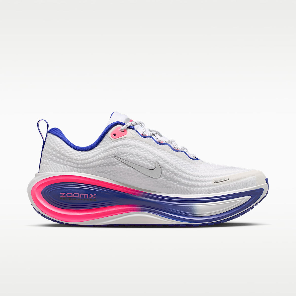 Nike Vomero Plus SE Women product view 3 — Weiß/Concord/Hyper Pink/Metallic Silver
