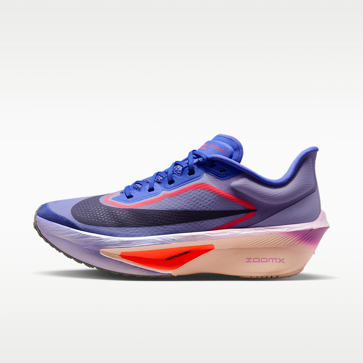 Nike Zoom Fly 6 Women product view 1 — Violet Mist/Hot Lava/Bright Violet/Purple Dynasty