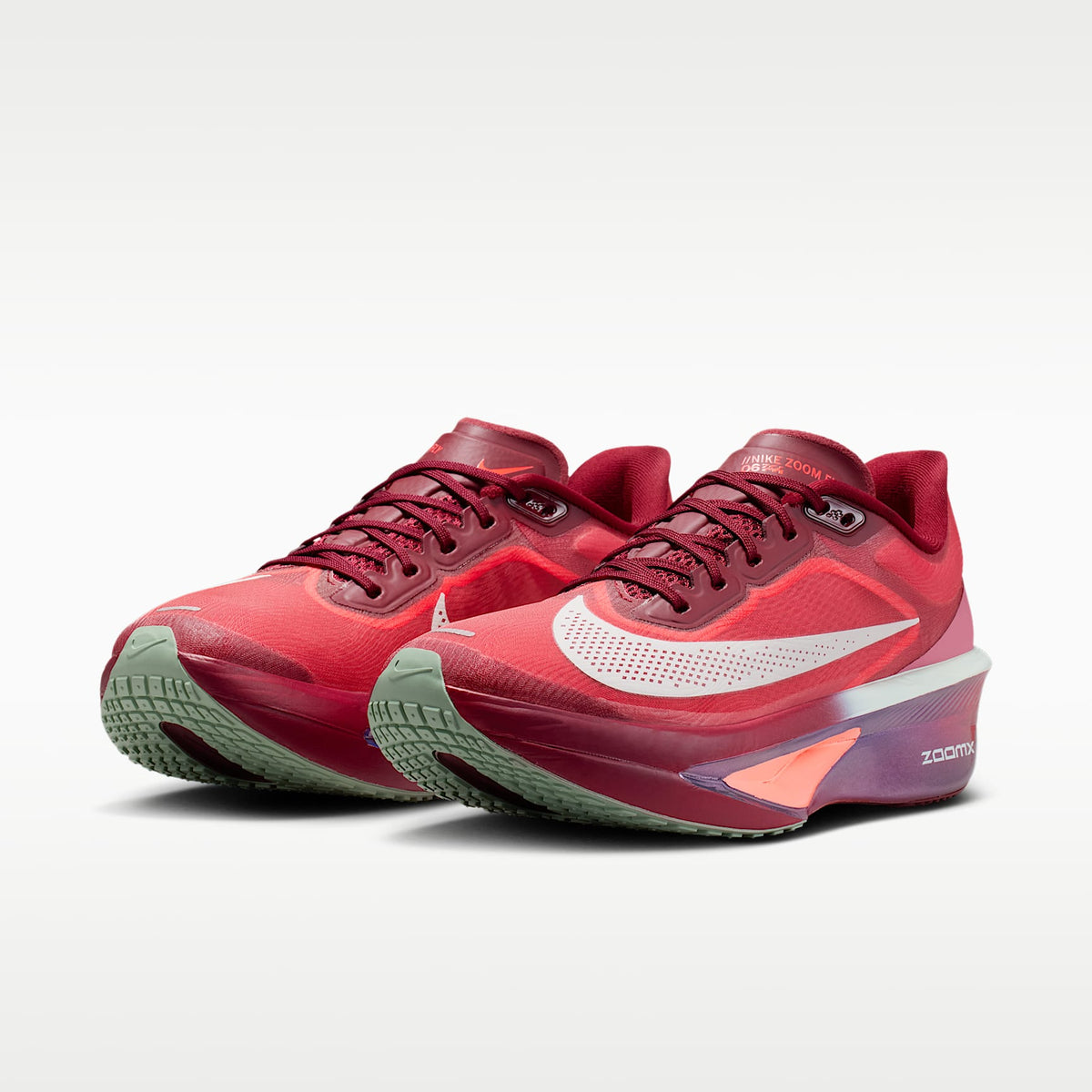 Nike Zoom Fly 6 SE Women product view 5 — Team Red/Bright Crimson/Peony/Barely Green