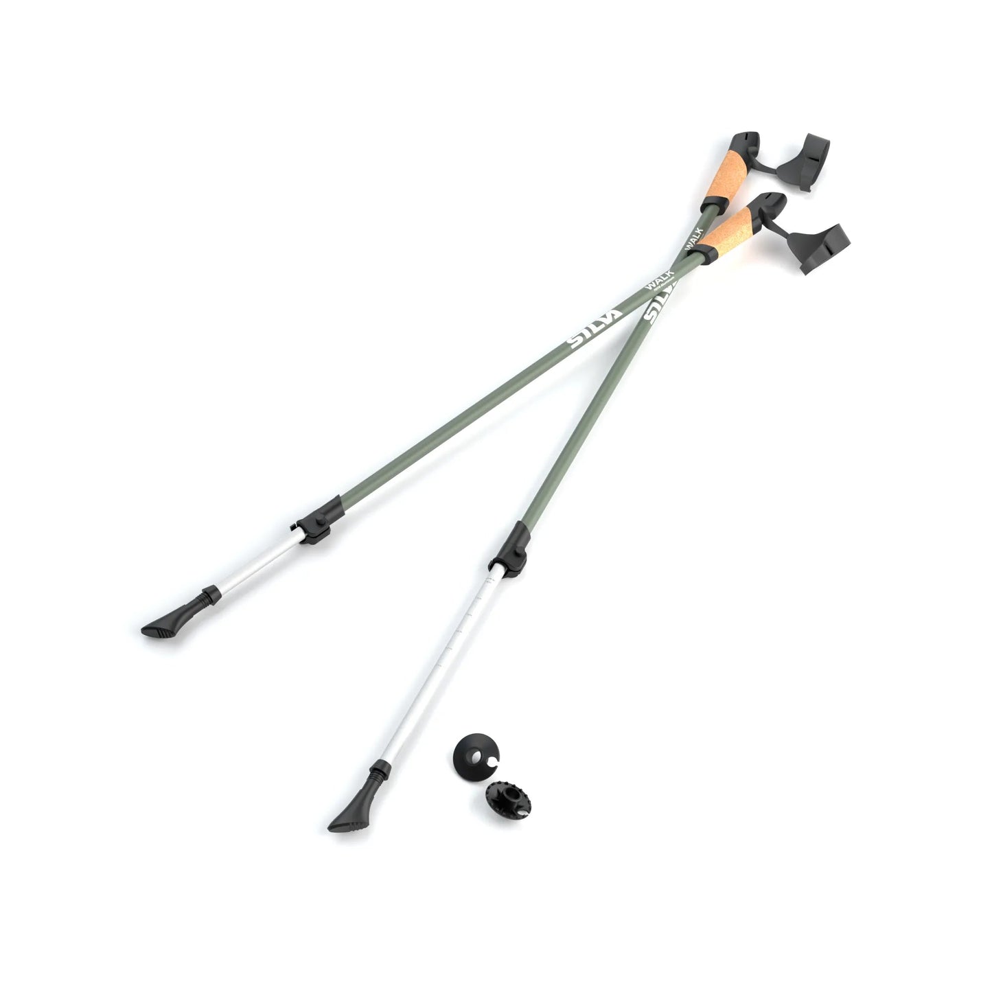 Silva Trekking & Walking Poles Aluminum Cork
