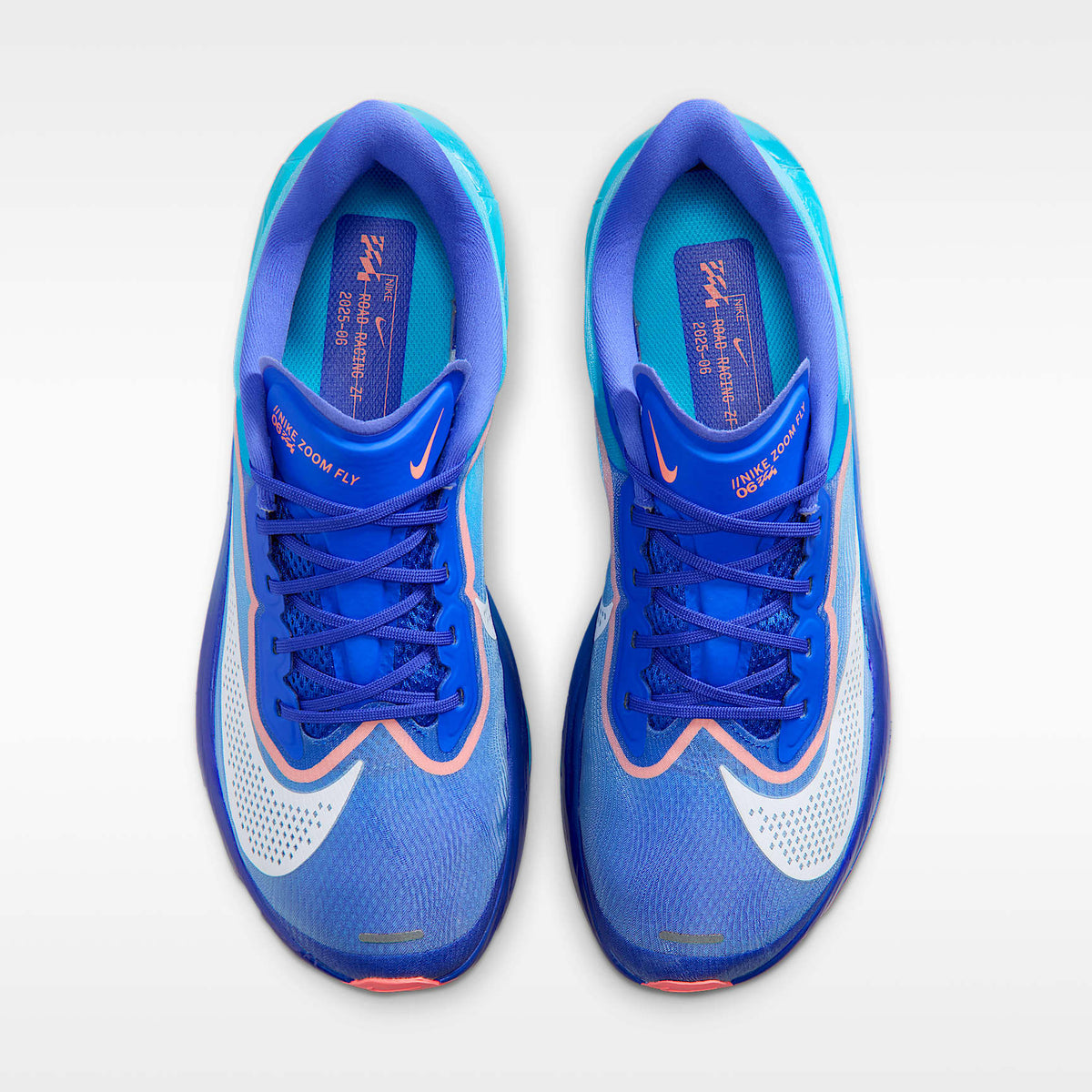 Nike Zoom Fly 6 Men product view 5 — Racer Blue/Blue Lightning/Atomic Pink/Weiß