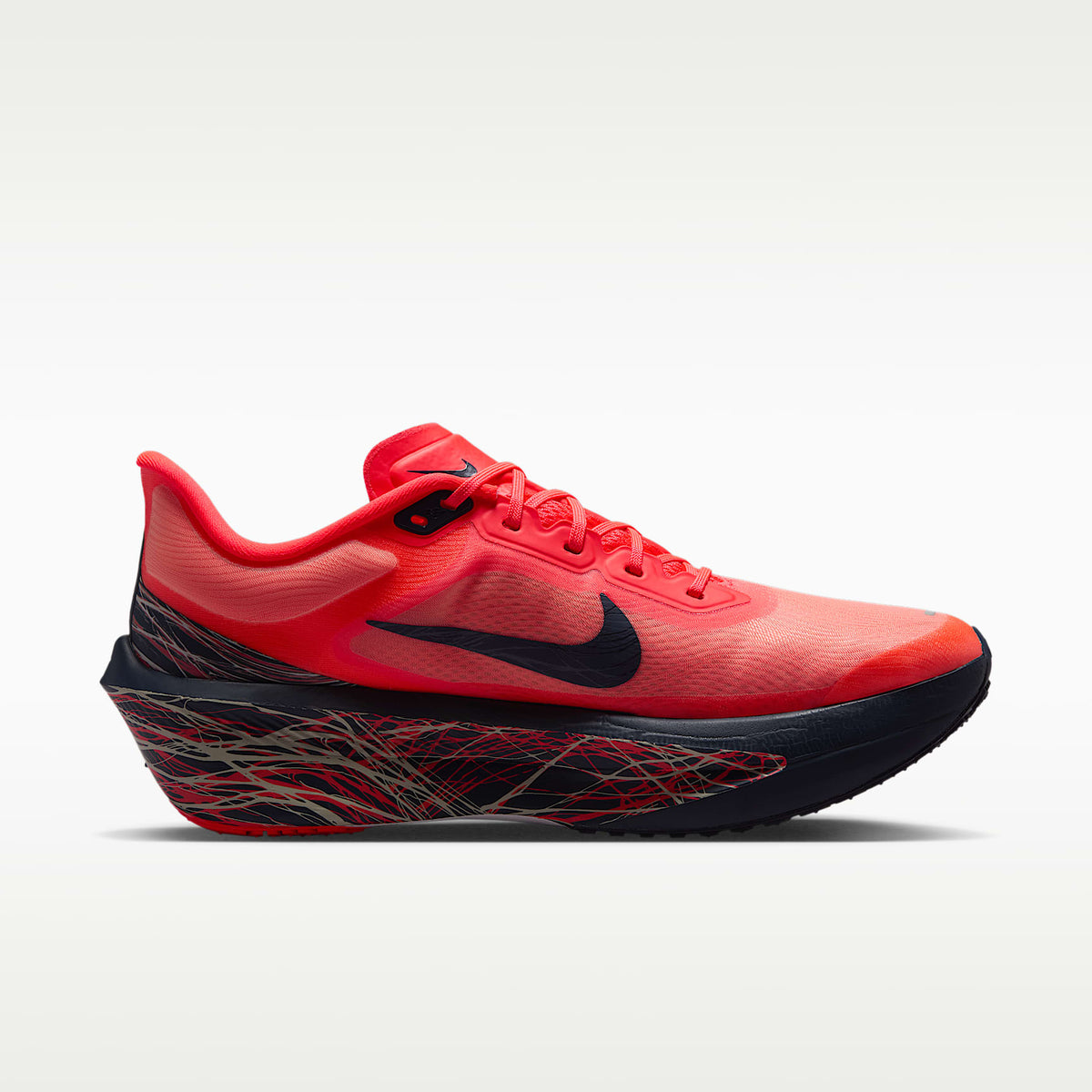Nike Zoom Fly 6 Men product view 3 — Bright Crimson/Obsidian/Light Bone/Obsidian