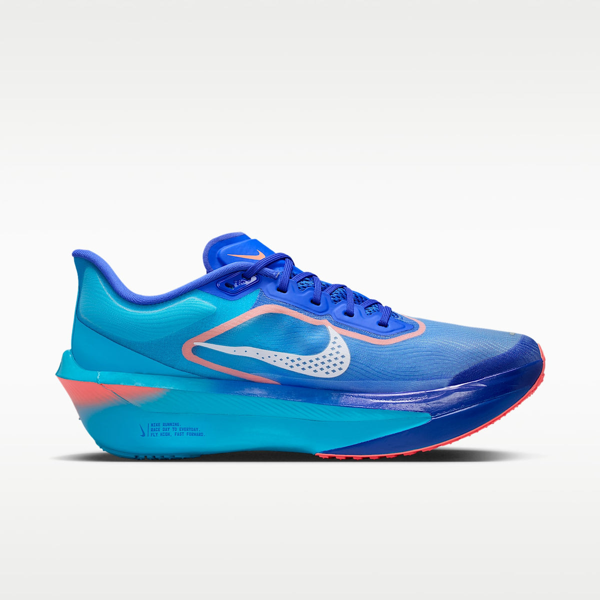 Nike Zoom Fly 6 Men product view 4 — Racer Blue/Blue Lightning/Atomic Pink/Weiß