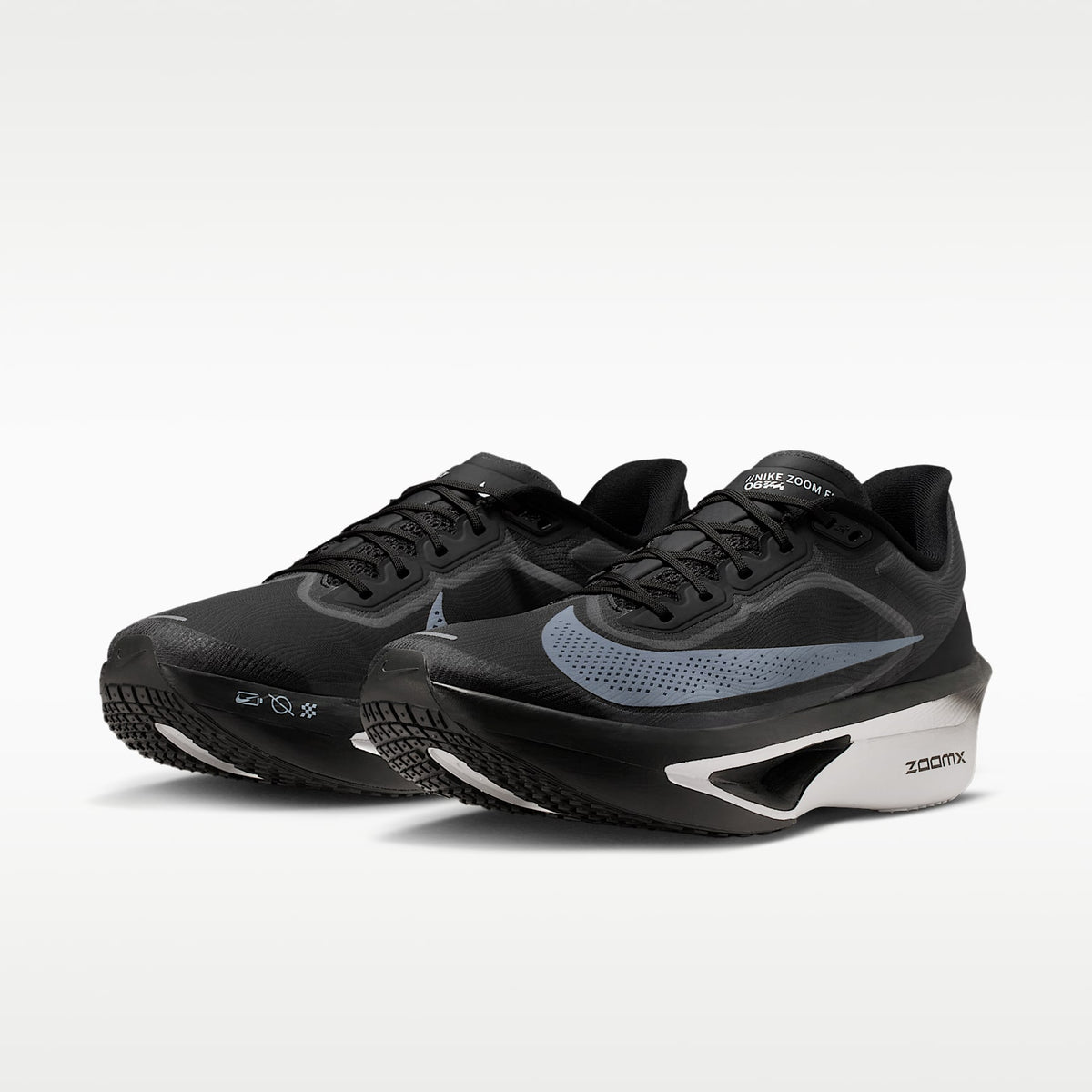 Nike Zoom Fly 6 Men product view 5 — Schwarz/Light Smoke Grey/Weiß