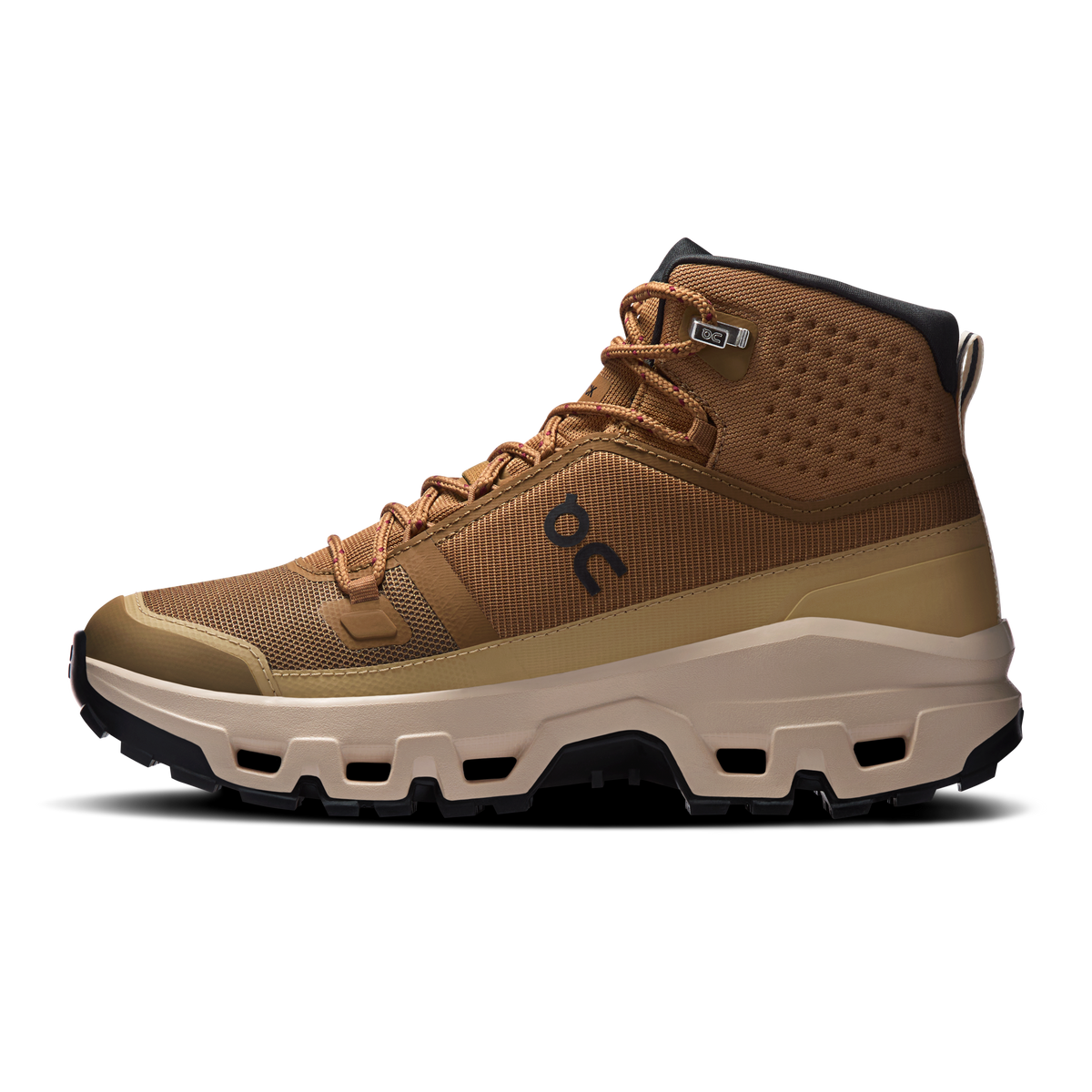 On Cloudrock Mid Waterproof Women product view 4 — Sphinx | Sand