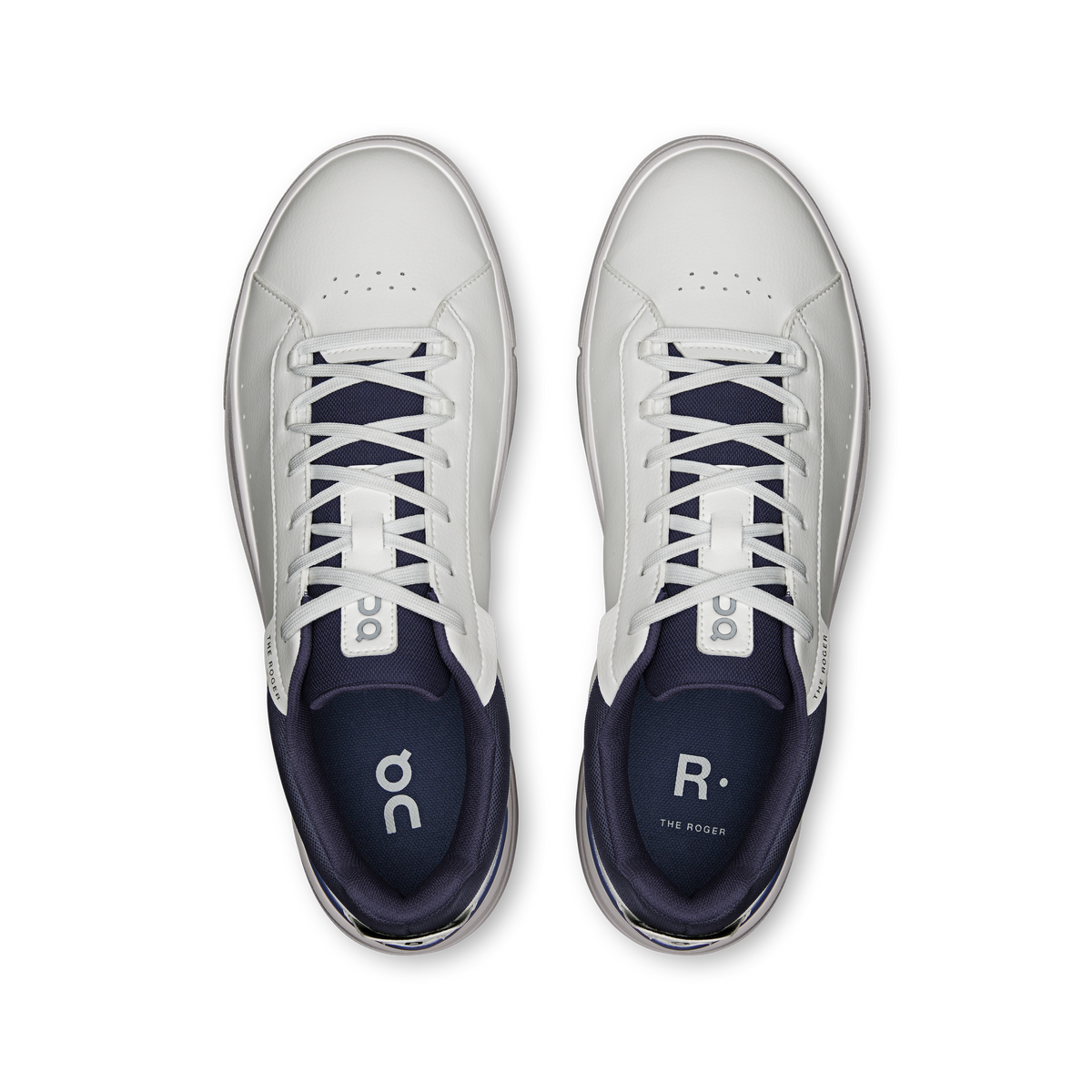 On THE ROGER Advantage Men product view 2 — White | Midnight