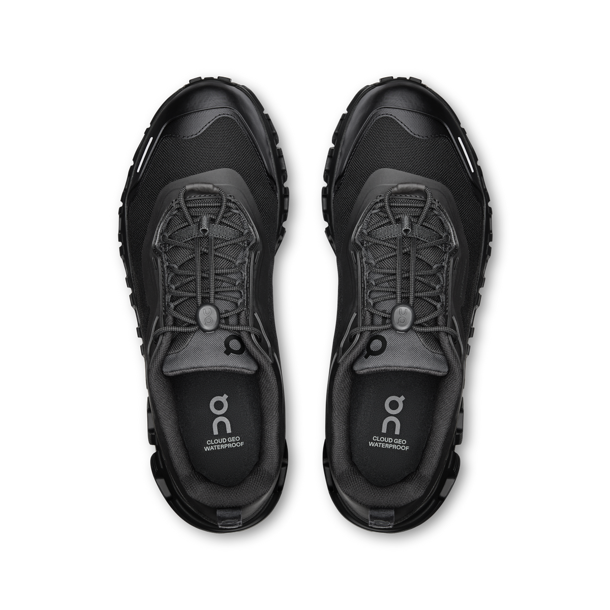 On Cloud 6 Geo Waterproof Women product view 2 — Black | Black