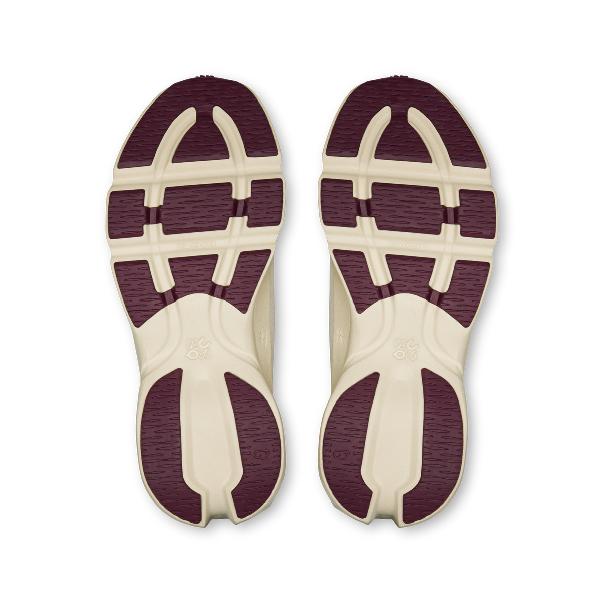 On Cloudsolo LOEWE Women product view 3 — Sand | Burgundy