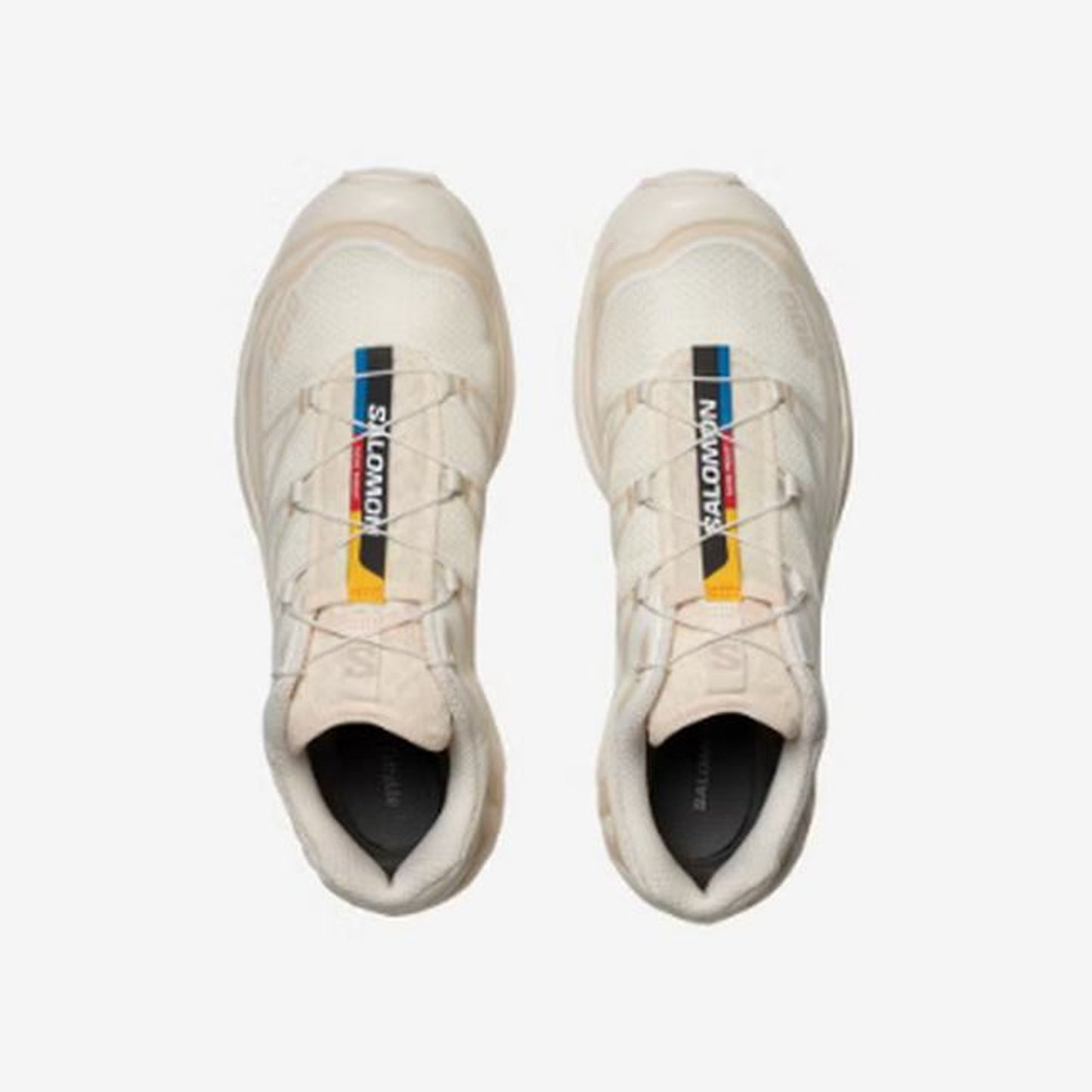 Salomon XT-6 - top or pair view - Cream