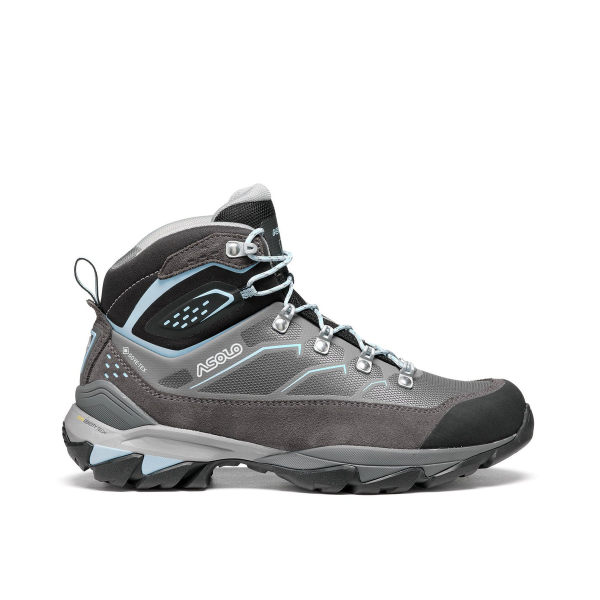 Asolo Acadia Mid GTX – Women's product view 2 — GRAPHITE / SKY BLUE