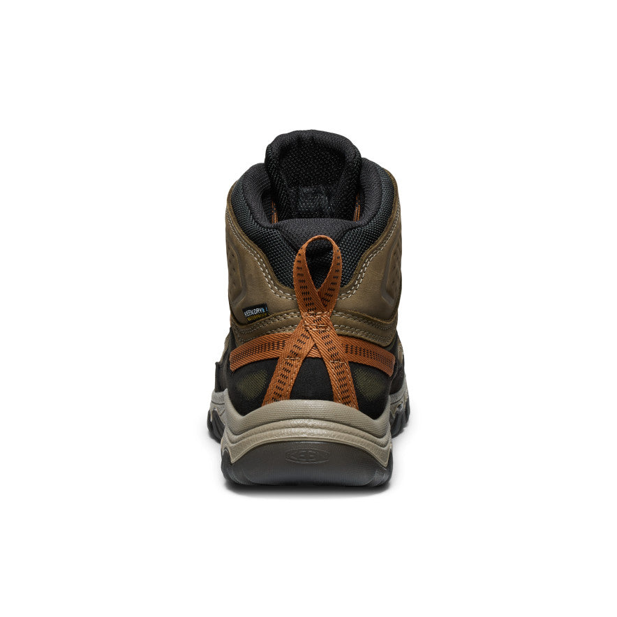 KEEN Targhee IV Waterproof Hiking Boot Men product view 5 — Sea Turtle/Roasted Pecan