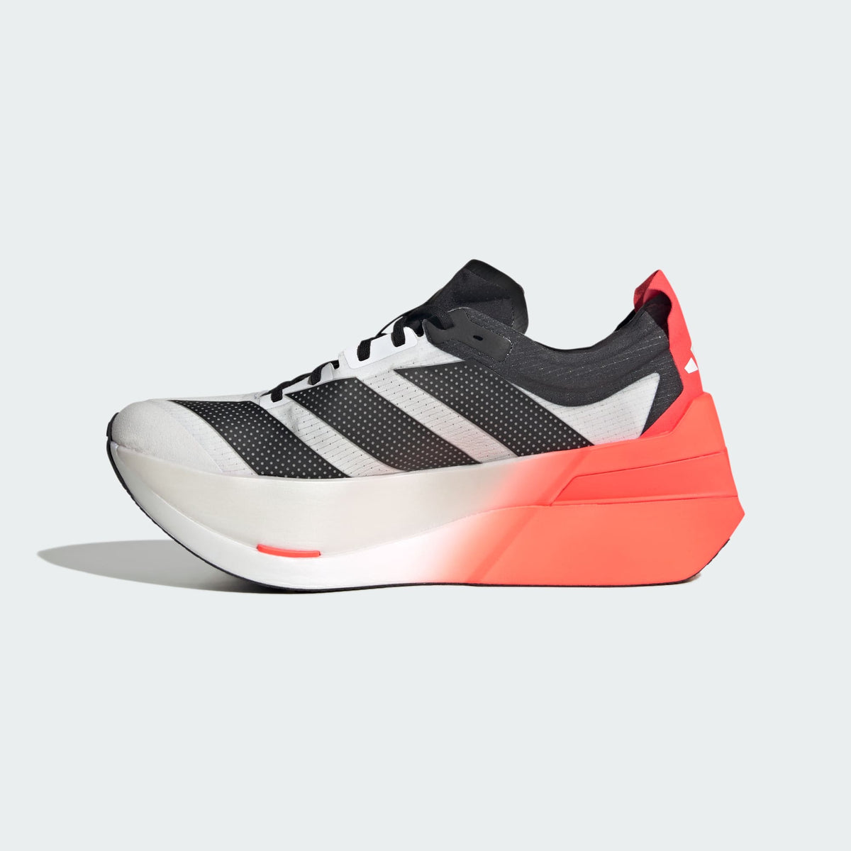 Adidas Adizero Dropset Elite LA6218 Cloud White Solar Red Core Black medial side view