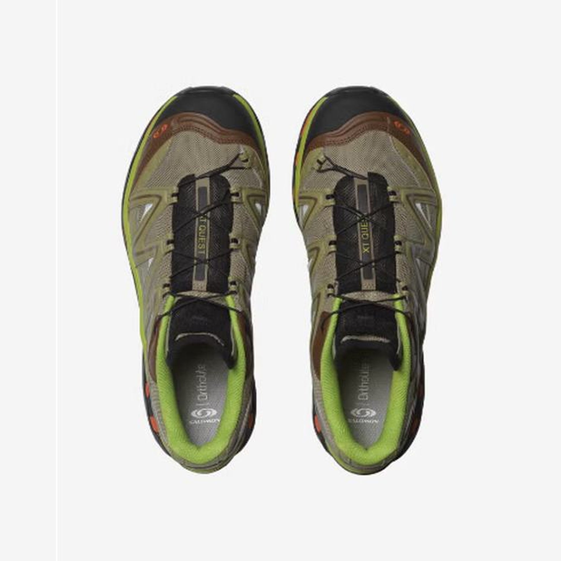 Salomon XT-Quest - top or pair view - Olive