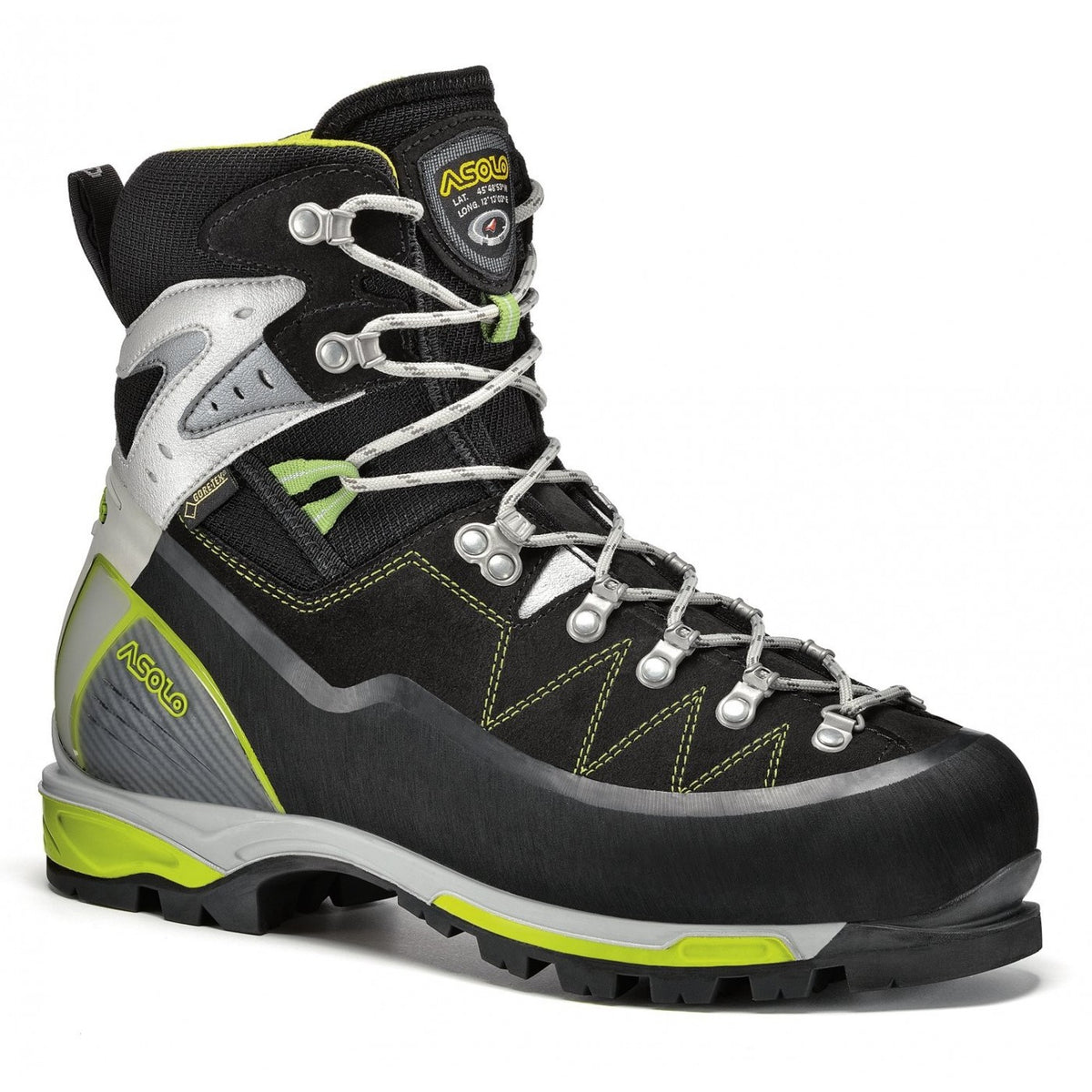 Asolo Alta Via GV – Men's product view 1 — BLACK / GREEN