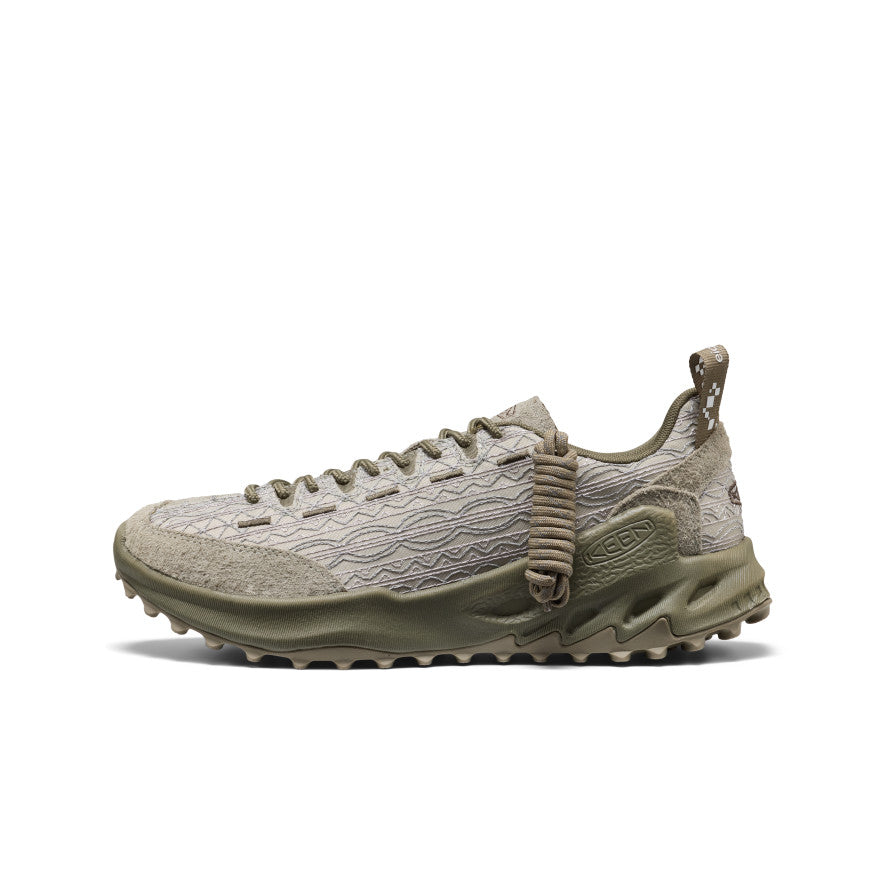 KEEN Jasper Zionic 18 East Sneaker Men product view 4 — Abbey Stone/Mermaid