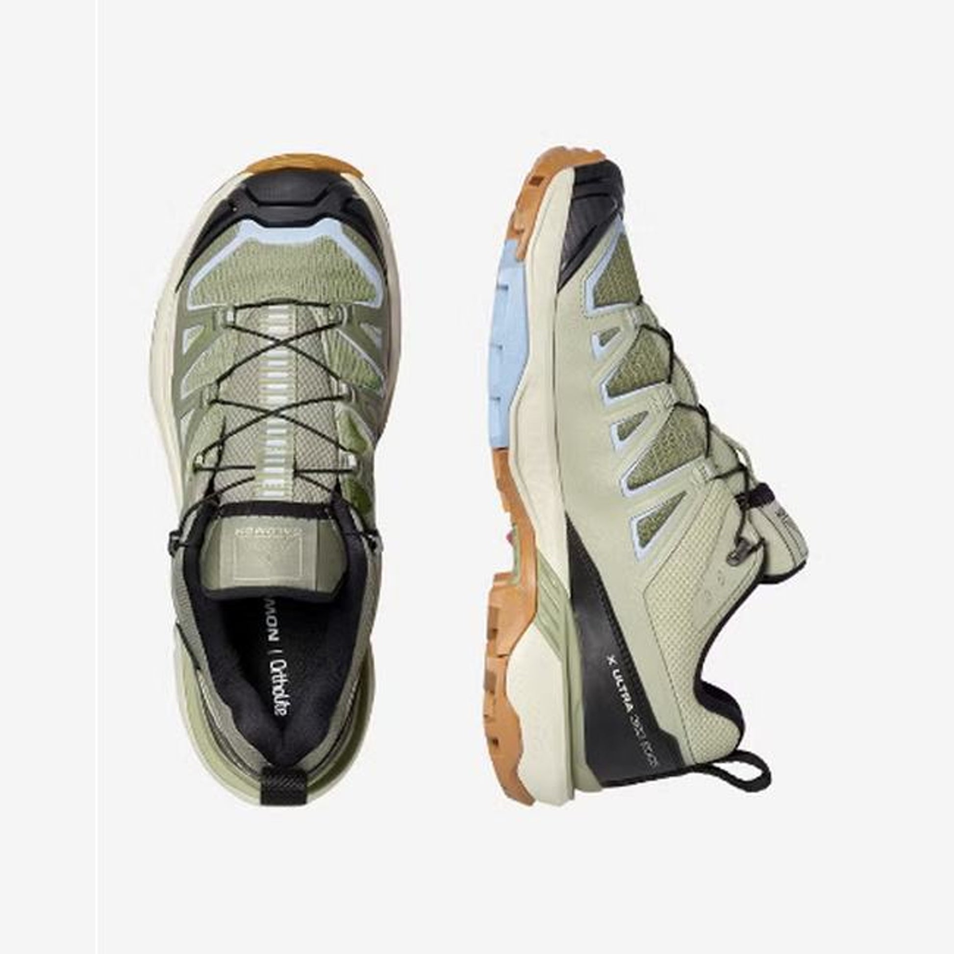 Salomon X Ultra 360 Edge Women - top or pair view - Brown