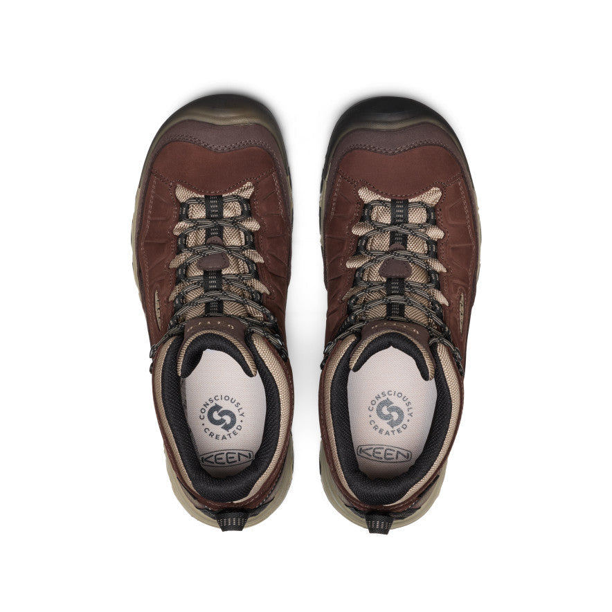 KEEN Targhee IV Waterproof Hiking Boot Men product view 4 — Java/Brindle