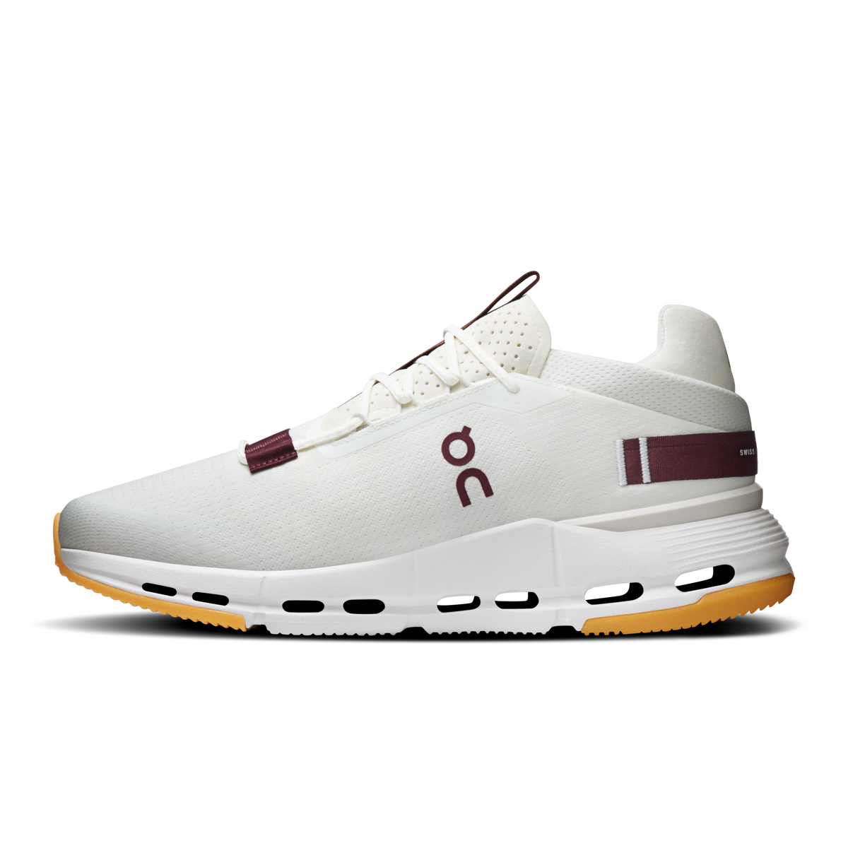 On Cloudnova 2 Men product view 4 — Ivory | Maroon