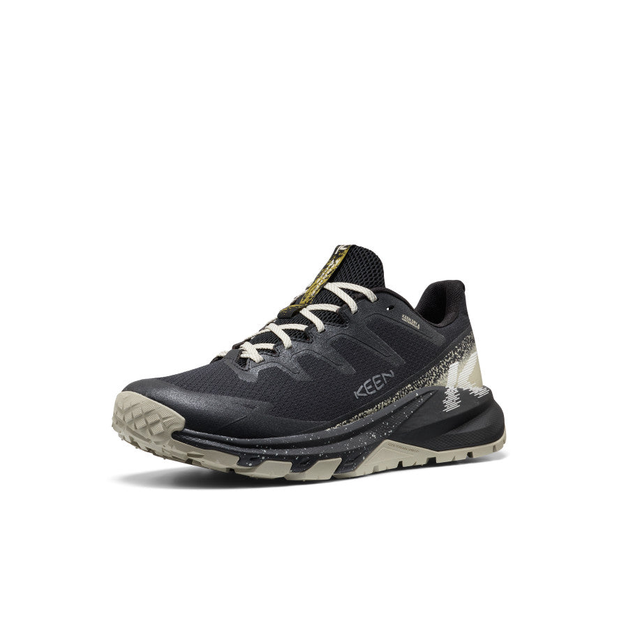 KEEN Targhee Apex Waterproof Hiking Shoe Men product view 3 — Black/Abbey Stone