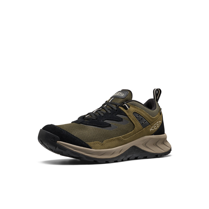 KEEN Hightrail Waterproof Hiking Shoe Men product view 3 — Forest Night/Dark Olive
