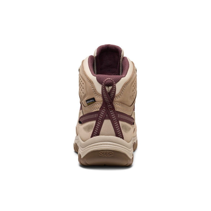KEEN Targhee IV Waterproof Hiking Boot Women product view 5 — Plaza Taupe/Huckleberry
