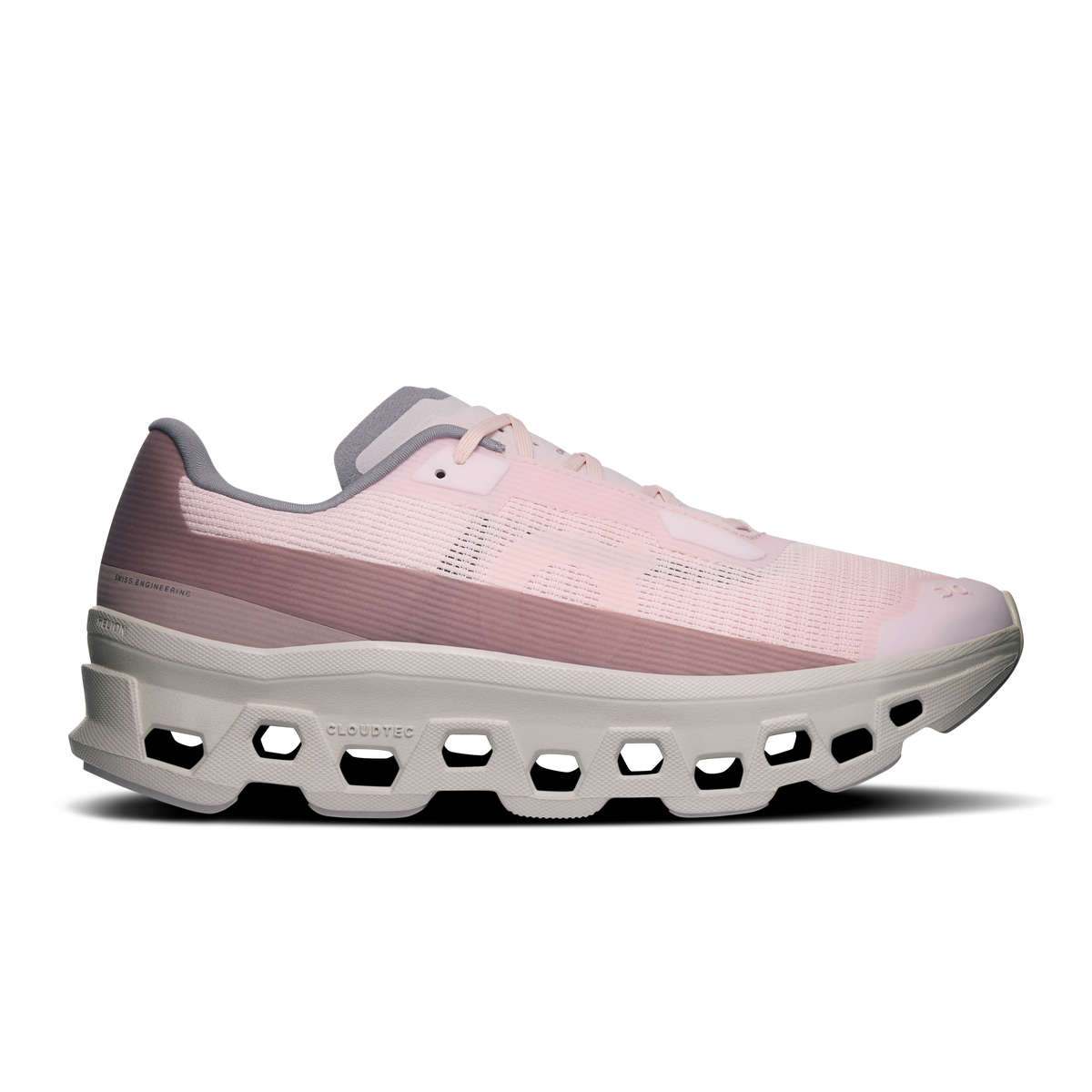 On Cloudmonster Void Women product view 1 — Salt | Biscuit