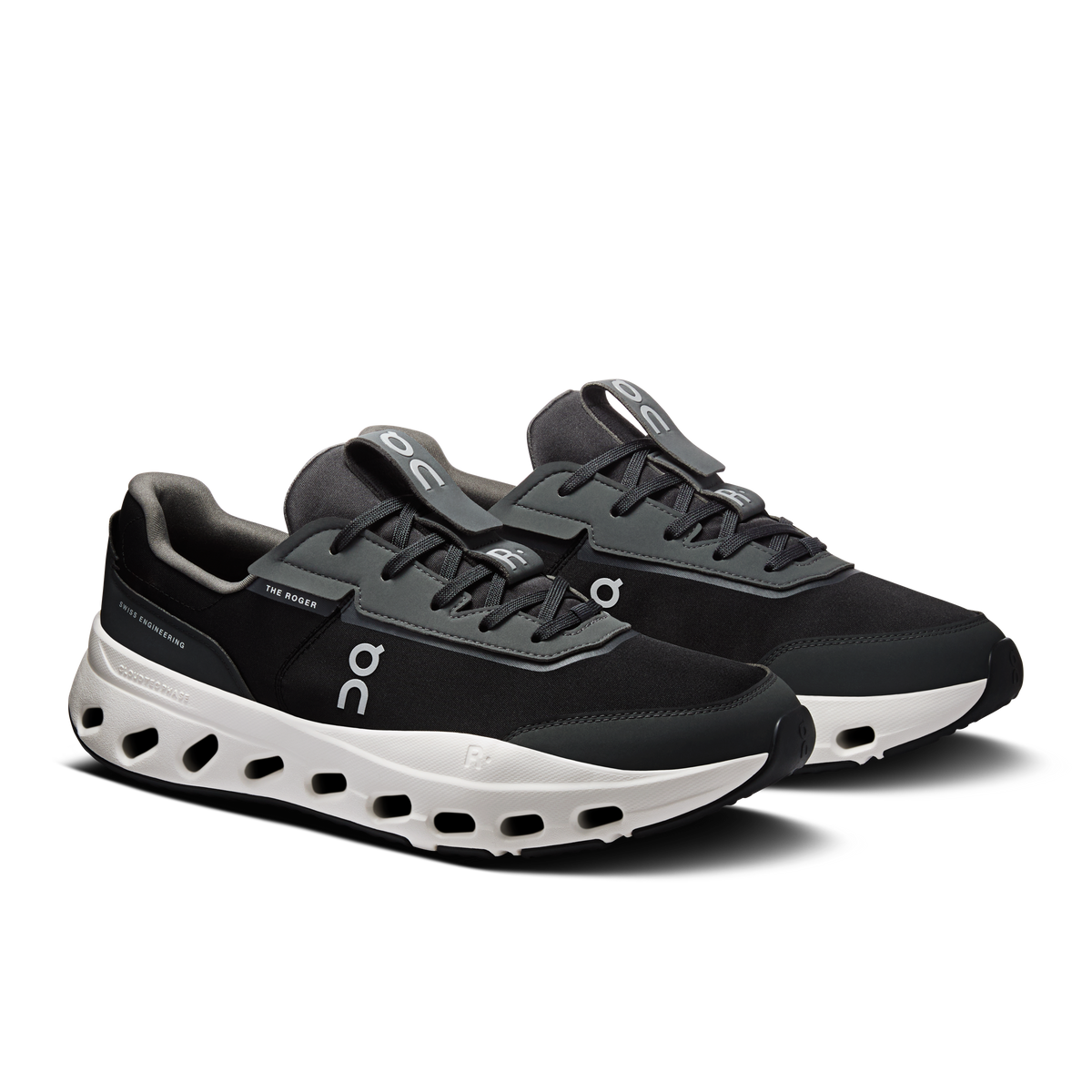 On THE ROGER Wildcard Men product view 6 — Black | White