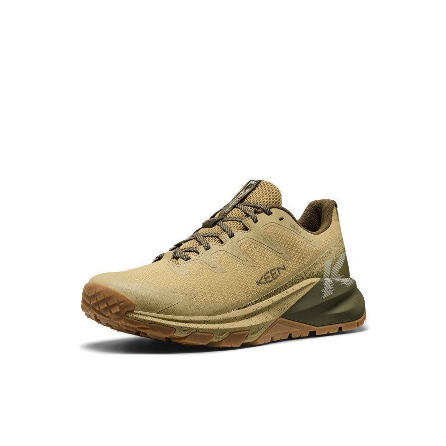 KEEN Targhee Apex Waterproof Hiking Shoe Men product view 3 — Dark Olive/Khaki
