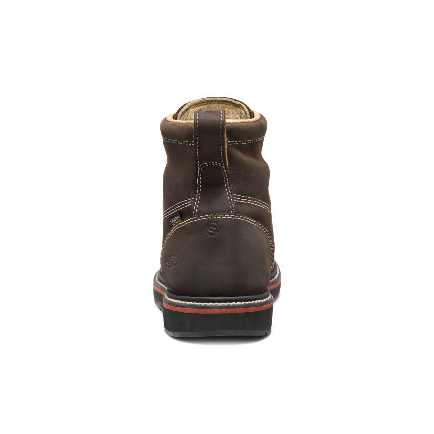 KEEN Liberty 6" Waterproof Boot (Carbon Toe) Men product view 5 — Coffee Bean/Black
