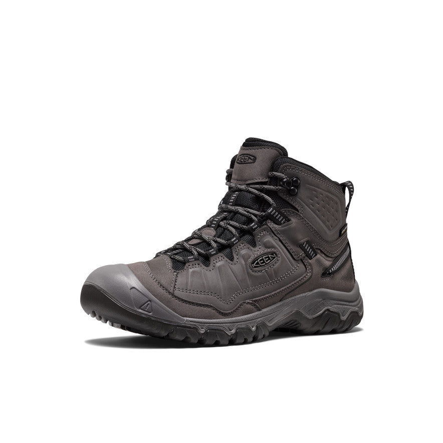 KEEN Targhee IV Waterproof Hiking Boot Men product view 3 — Magnet/Black