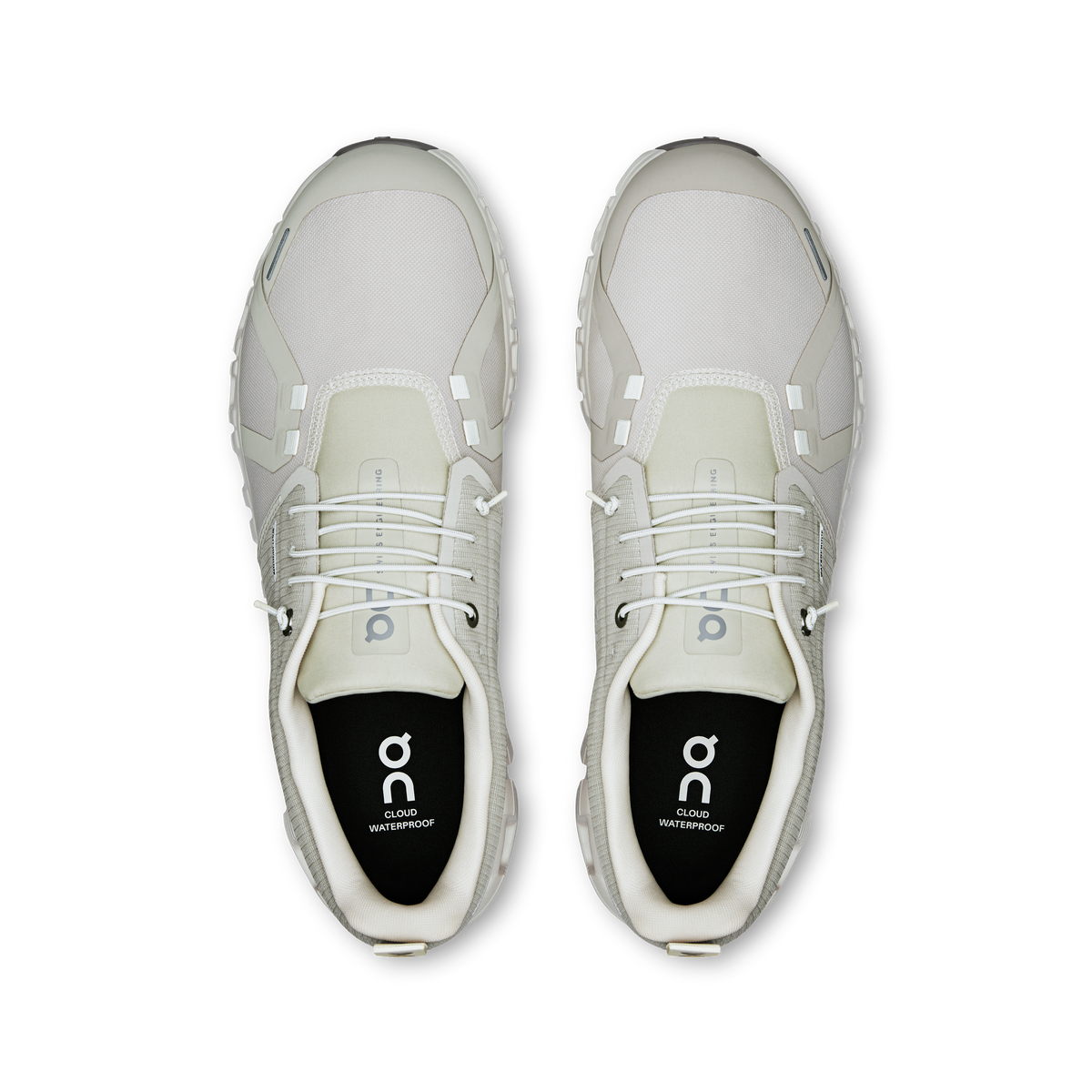 On Cloud 6 Waterproof Men product view 2 — Pelican | Ghost
