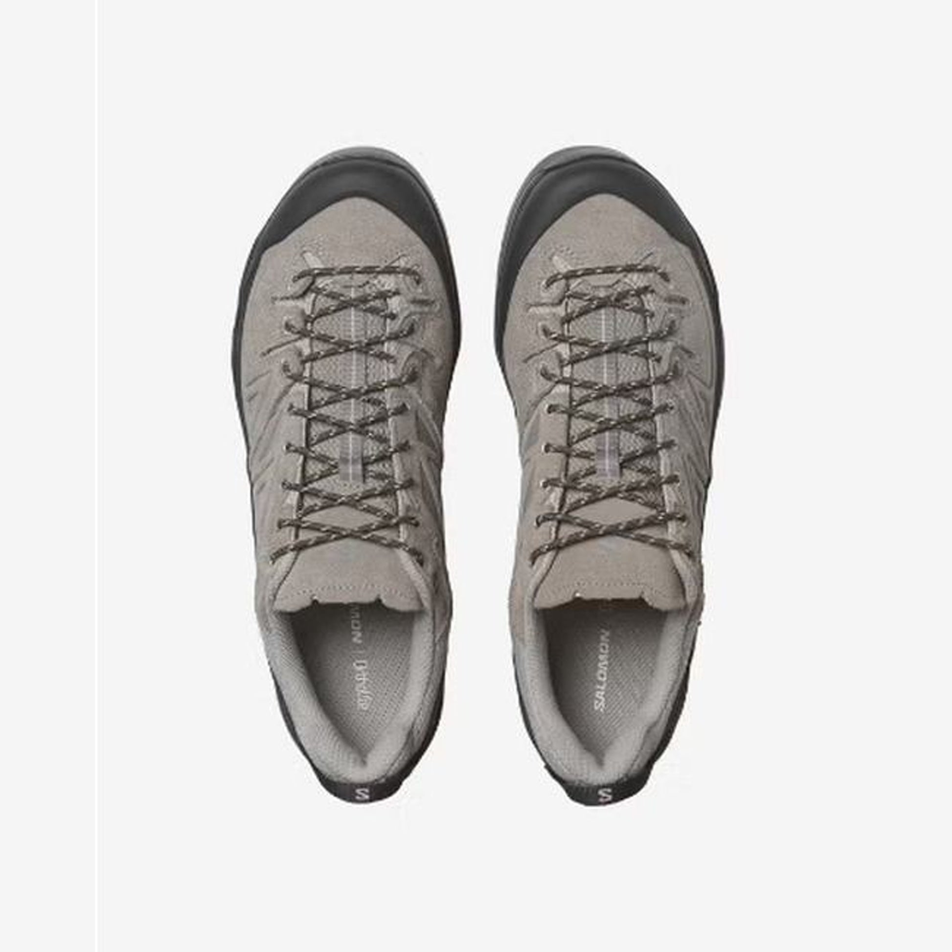 Salomon X-ALP Leather - top or pair view - Grey