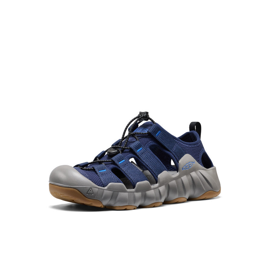 KEEN Hyperport H2 Sandal Men product view 3 — Naval Academy/Steel Grey