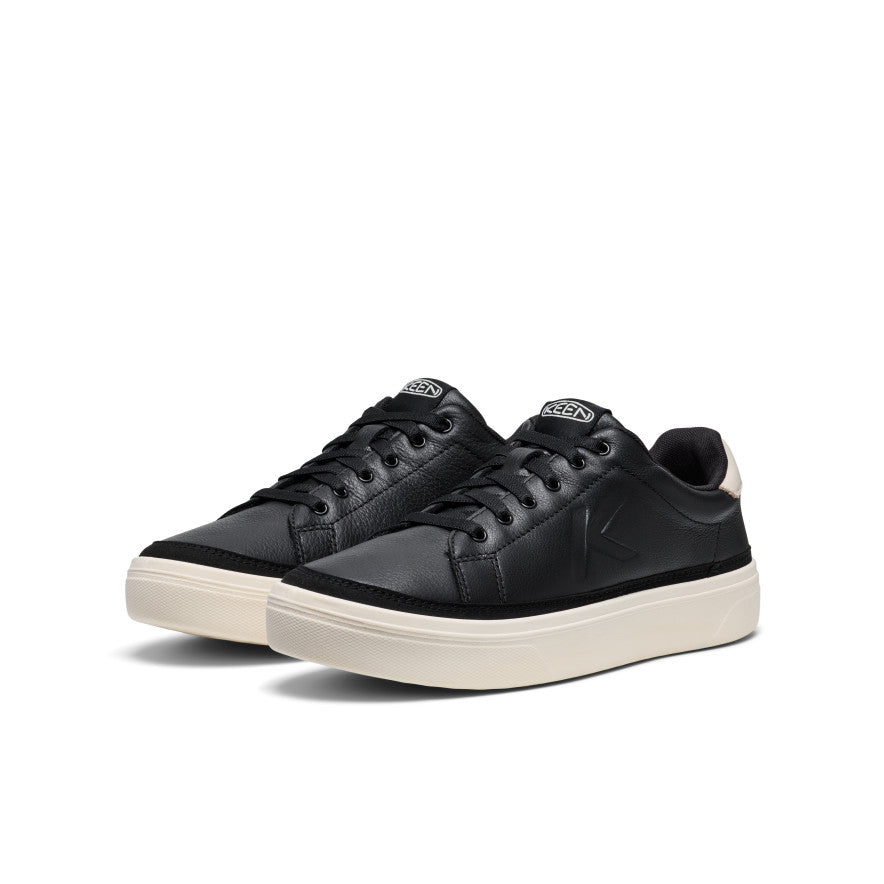KEEN KM1 Leather Sneaker Men product view 2 — Black/Birch