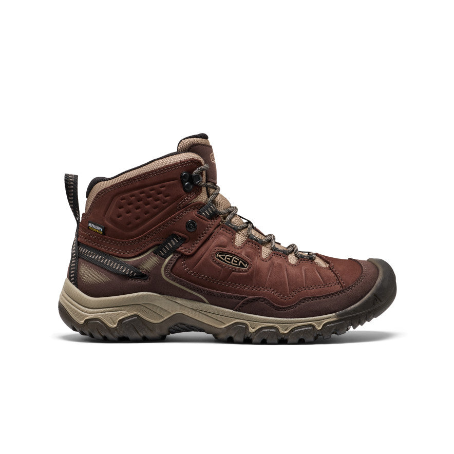 KEEN Targhee IV Waterproof Hiking Boot Men product view 1 — Java/Brindle