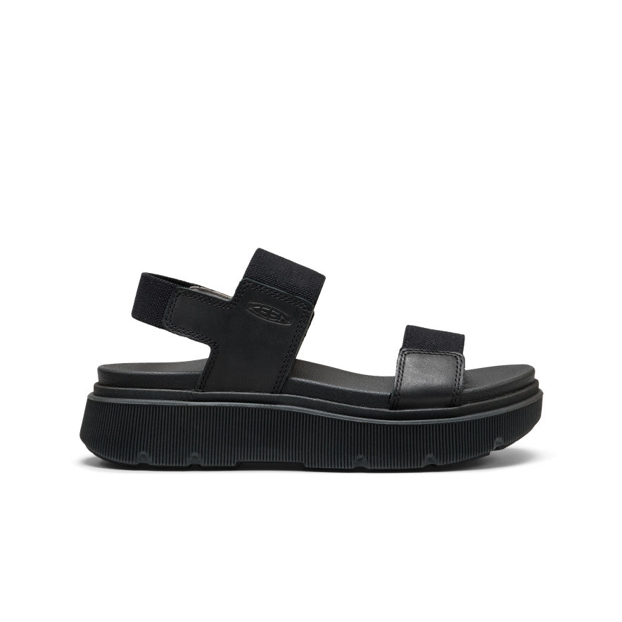 KEEN Elle Mila Backstrap Sandal Women product view 1 — Black/Black