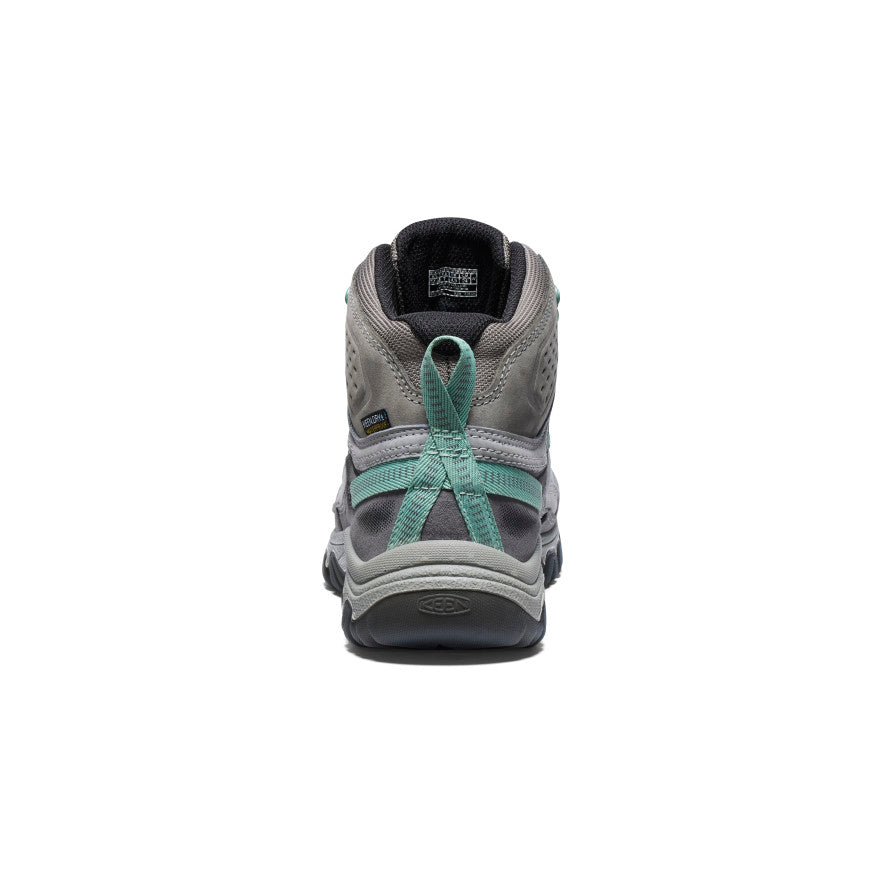 KEEN Targhee IV Waterproof Hiking Boot Women product view 5 — Alloy/Granite Green