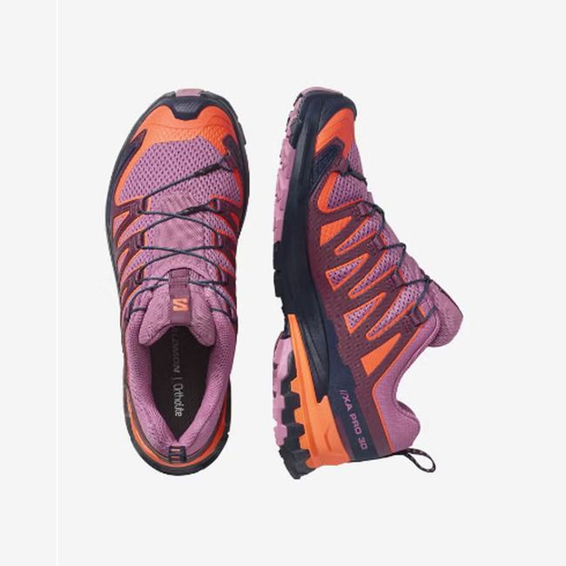 Salomon XA Pro 3D V9 Women - top or pair view - Red